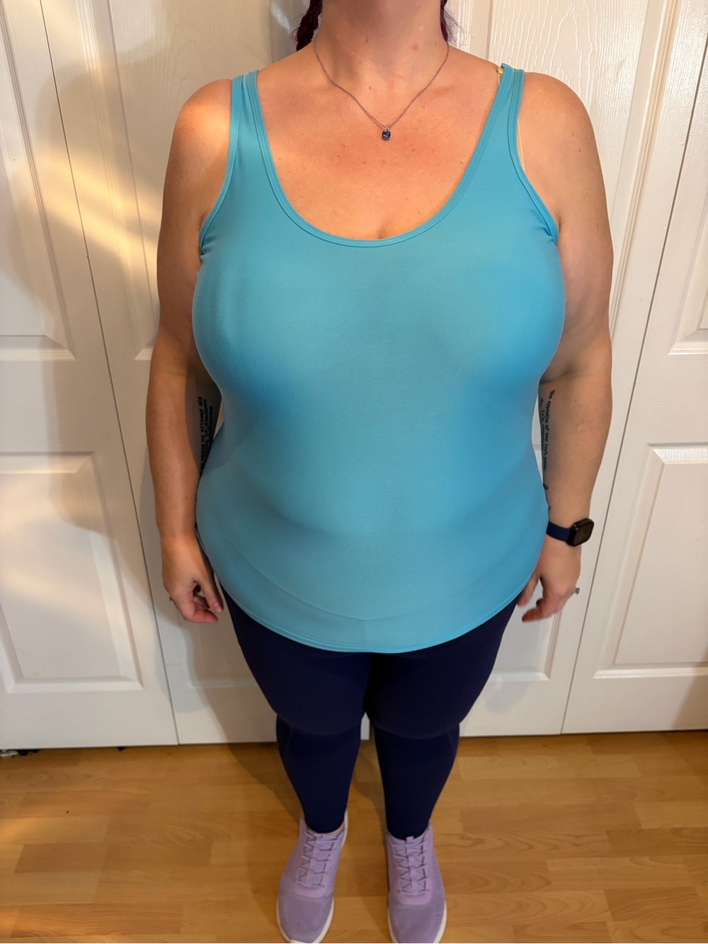 3/$15 No Boundaries Teal Scoop Neck Tank Top